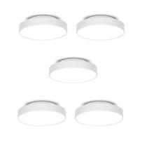 Kit com 5 Plafons para 3 Lâmpadas Redondo 36cm 7652 Jd Molina