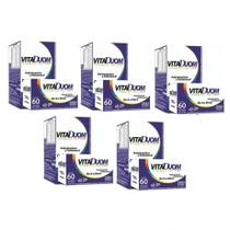 Kit com 5 Polivitaminico de a a Zinco Vitaduom 1 Capsulas Ao Dia 60 Capsulas - Duom