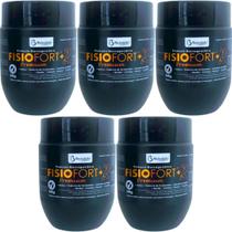 Kit com 5 Pomada Massageadora FisioFort Premium 240g Kit com 5 Pomada Massageadora FisioFort Premium 240g