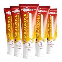 Kit Com 5 Pomada Massageadora Milagrosa 150G Kit Com 5 Pomada Massageadora Milagrosa 150G