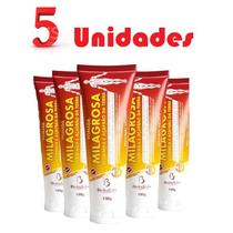Kit com 5 Pomada Massageadora Milagrosa 150g Kit com 5 Pomada Massageadora Milagrosa 150g