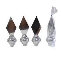 Kit com 5 Ponteiras de Aluminio Polido