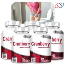 Kit Com 5 Potes Cranberry 500Mg 300 Cápsulas