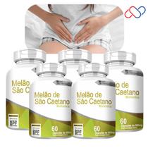Kit com 5 Potes Melão de São Caetano 500mg 300 Cápsulas