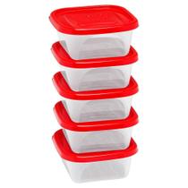 Kit com 5 Potes Plastico da marca Jaguar 230 ml Jaguar