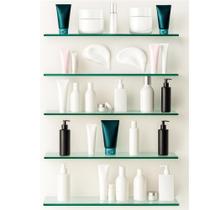 Kit com 5 Prateleiras de Vidro Verde 40x10 cm Organização com Charme