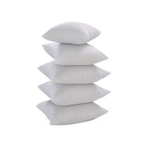 Kit Com 5 Refis De Almofada 40x40 Silicone Para Capas 35cm