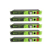 Kit com 5 Réguas para Rack Disjuntor Bipolar DJ5000 PLUS