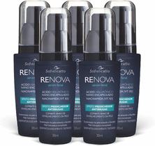 Kit Com 5 - Renova Sérum Facial Preenchedor Antirrugas + Ácido Hialurônico 30ml Sofisticatto Kit Com 5 - Renova Sérum Facial Preenchedor Antirrugas + Ácido Hialurônico 30ml Sofisticatto