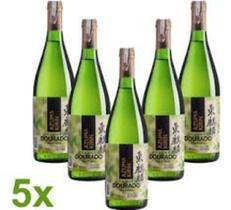 Kit com 5 Saquês Azuma Kirin - Saquê Dourado 740ml - Saquê Seco