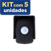 Kit Com 5 Sensor de Presença Sobrepor Externo 180g Qa26m Qualitronix