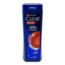 Kit com 5 Shampoo Clear Men Anticaspa Queda Control Bio Booster 200ml