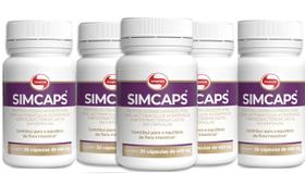 KIT COM 5 SIMCAPS 30 Cápsulas 400 mg - VitaFor - Probiótico em Cápsulas KIT COM 5 SIMCAPS 30 Cápsulas 400 mg - VitaFor - Probiótico em Cápsulas