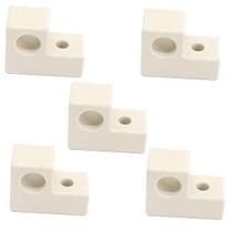 Kit Com 5 Suporte Isolador Louça Resistência Forno Elétrico Kit Com 5 Suporte Isolador Louça Resistência Forno Elétrico