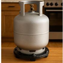 Kit com 5 Suporte para Botijão de Gás de Cozinha de Plástico Resistente