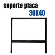 Kit Com 5 Suporte Para Placa Caminhão Sinalização 30 X 40cm