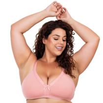 Kit com 5 Sutiã Soutien Plus Size S/bojo Alça 18mm Ref: 064 CORES SORTIDAS