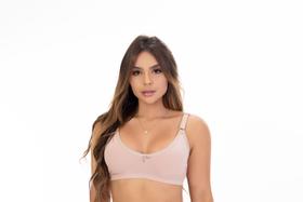 Kit com 5 Sutiã Soutien S/bojo Colchete E Viés Largo Ref:051