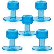 Kit com 5 tabs ovais Ice 22 mm Smooth Black Plague