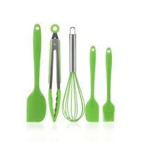 Kit Com 5 Talheres De Silicone Para Cozinha