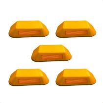 KIT com 5 Tartarugas Sinalizadoras Viárias com Refletivo Bidirecional para Segurança e Controle no Trânsito KIT com 5 Tartarugas Sinalizadoras Viárias com Refletivo Bidirecional para Segurança e Controle no Trânsito