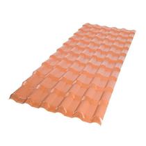 Kit com 5 Telhas Plan Pvc 2,42x0,88 6 Ondas com 4 Kit Fixação e Vedação afort
