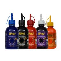 Kit com 5 Tintas de 250 ml Pincel Raro