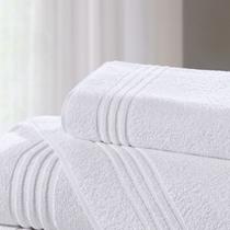 Kit Com 5 Toalha de Rosto Hotel Imperial 50x80cm Branca Kit Com 5 Toalha de Rosto Hotel Imperial 50x80cm Branca