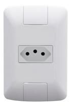 Kit Com 5 Tomadas Simples 10a 250v Aria - Tramontina Cor Branco Kit Com 5 Tomadas Simples 10a 250v Aria - Tramontina Cor Branco