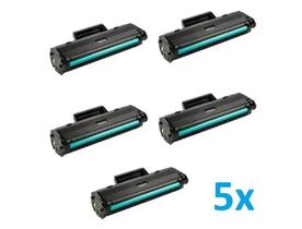 Kit Com 5 Toner 105a W1105a 107a 107w 135a M13 Sem Chip