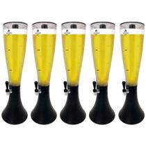 Kit Com 5 Torres De Chopp Marcbeer Marchesoni 3,5 Litros