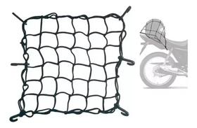 KIT COM 5 UN DE Rede Elastico Teia Aranha Garra Para Moto Bagageiro 45x45