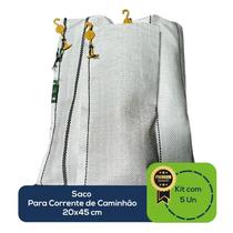 Kit Com 5 Un Saco Corrente Para Caminhão 20x45cm Kit Com 5 Un Saco Corrente Para Caminhão 20x45cm