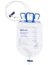 Kit com 5 Unidades Bolsa Coletora de Urina Sistema Fechado Com Filtro 2000ml Well Lead Kit com 5 Unidades Bolsa Coletora de Urina Sistema Fechado Com Filtro 2000ml Well Lead