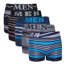 Kit com 5 Unidades Cueca Box Sortida Sem Custura Men