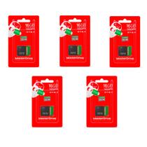 Kit com 5 unidades de cartão de memoria 16gb masterdrive USB 2.0 Class 10 Kit com 5 unidades de cartão de memoria 16gb masterdrive USB 2.0 Class 10