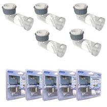 Kit com 5 Unidades do Sifão Flvx Hidro Automático Universal de Plástico ⁷₈, 1 ¼ e 1 ½ SAU PLA REF 10166 Kit com 5 Unidades do Sifão Flvx Hidro Automático Universal de Plástico ⁷₈, 1 ¼ e 1 ½ SAU PLA REF 10166