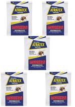Kit com 5 Unidades Mosquicida Mata Moscas Atratex 25 Gramas Kit com 5 Unidades Mosquicida Mata Moscas Atratex 25 Gramas
