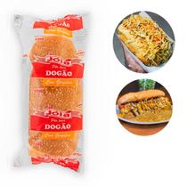 Kit Com 5 Unidades Pão Para Dogão 120g Com Gergelim Pão Para Hotdog