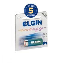 Kit com 5 unidades Pilha A23 12V Alcalina para Controle Kit com 5 unidades Pilha A23 12V Alcalina para Controle