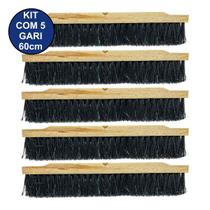 KIT COM 5 VASSOURA ESCOVÃO GARI NYLON DURO 60cm SEM CABO KIT COM 5 VASSOURA ESCOVÃO GARI NYLON DURO 60cm SEM CABO