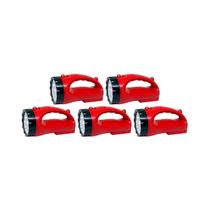 Kit com 5 western lanterna recarregável 12 leds (el-1868)