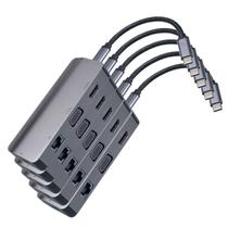 Kit com 5 x HUB USB Tipo-C Multi-portas Kit com 5 x HUB USB Tipo-C Multi-portas