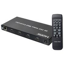 kit com 5 x Vídeo Wall 4K 30Hz 2x2 com HDMI e DVI