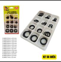 Kit Com 50 Anéis Para Vedação Várias Dimensões FBG-3072