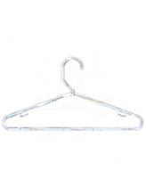 Kit com 50 cabides adulto fixo em acrílico transparente Comac Kit com 50 cabides adulto fixo em acrílico transparente Comac