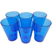 Kit com 50 Copos Boteco Brasil Azul 190 ml Poliestireno super resistente Kit com 50 Copos Boteco Brasil Azul 190 ml Poliestireno super resistente