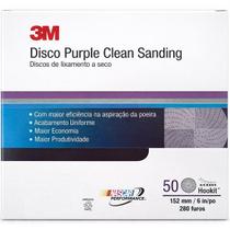 Kit com 50 Disco de Lixa 3M Cubitron II Hookit Clean Sanding 152MM Grao 320+ Kit com 50 Disco de Lixa 3M Cubitron II Hookit Clean Sanding 152MM Grao 320+