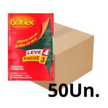 Kit Com 50 Esponja Brilhex Leve 4 Pague 3 Multiuso