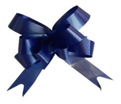 Kit Com 50 Laço Mágico Abre Fácil 16mm 39cm Azul